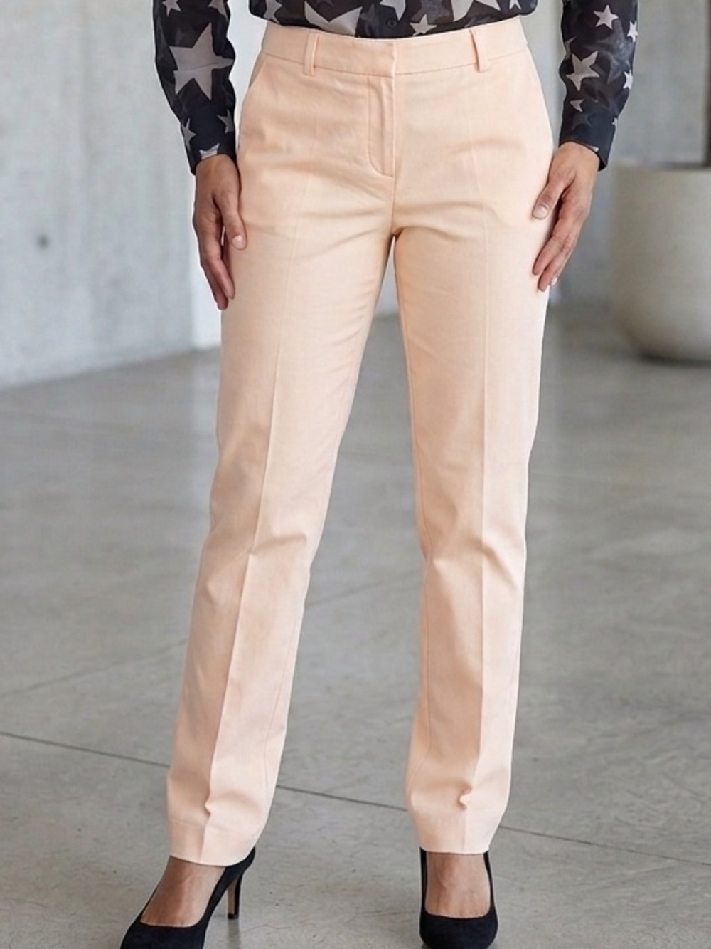 BONPOINT Paris Women's Straight-Leg Dress Pants in Blush (126)
